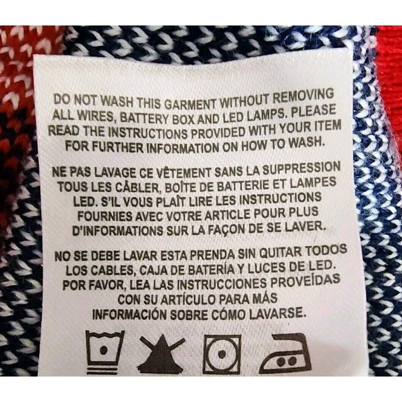 St Louis Cardinals‎ Light Up Christmas Sweater Mens Medium Genuine MLB Holiday - Picture 6 of 6